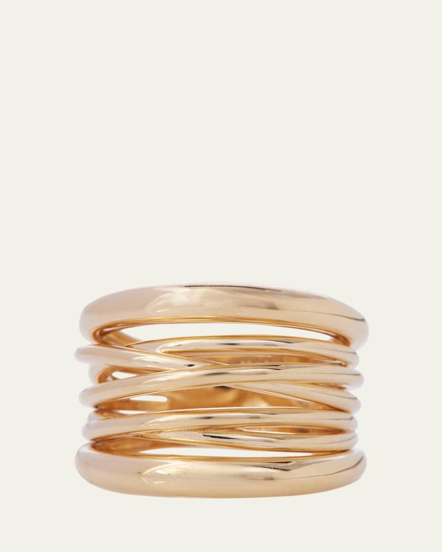 18K Yellow Gold The Scribble Band